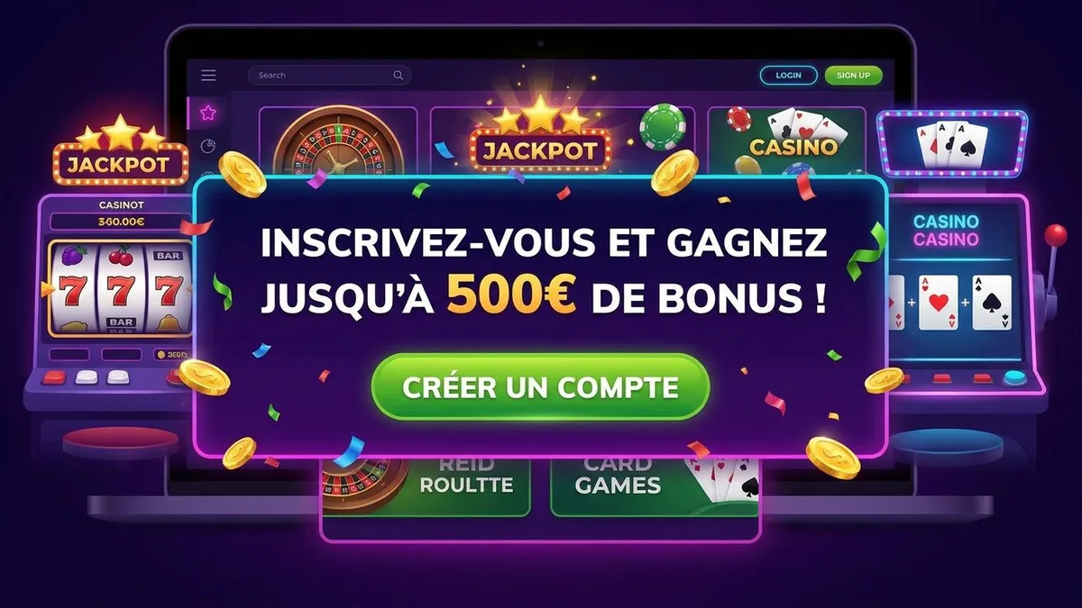 Inscription avec bonus